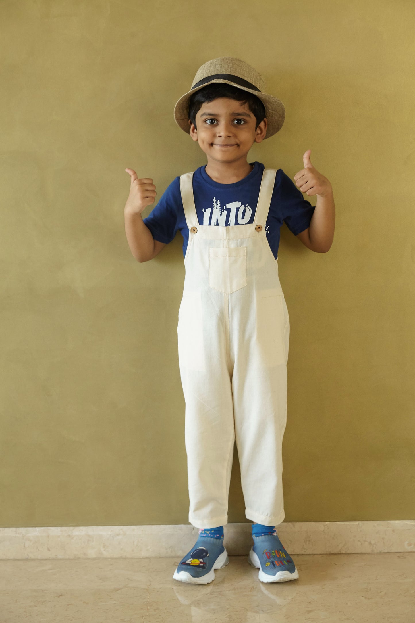 Unisex Fern Long Overalls
