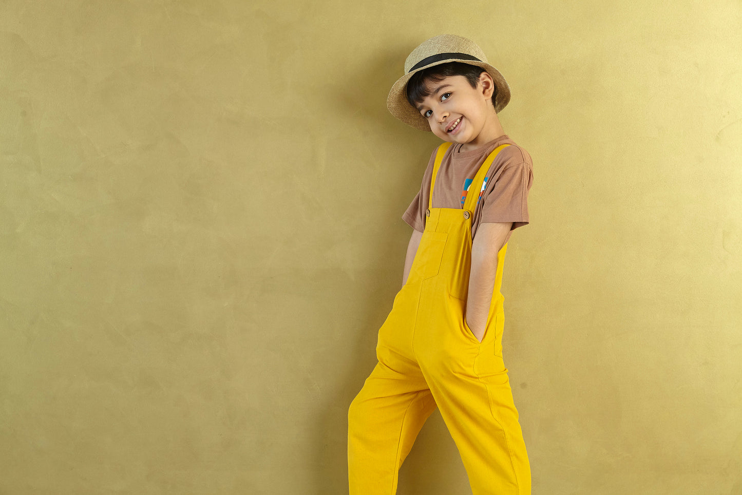 Unisex Fern Long Overalls