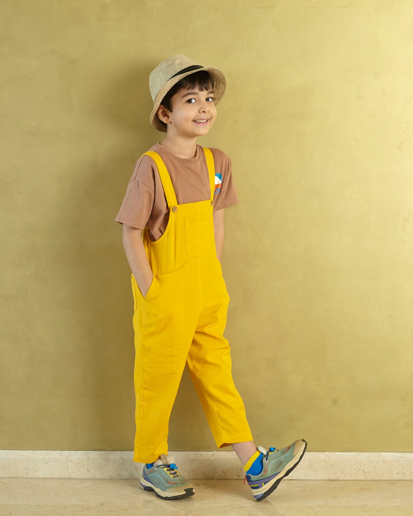 Unisex Fern Long Overalls