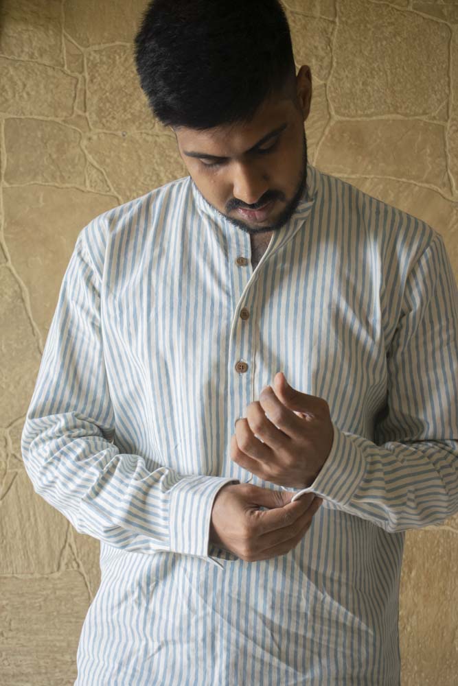 Men's Easy Fit Striped Shirt